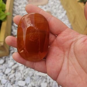 carnelian palm stone